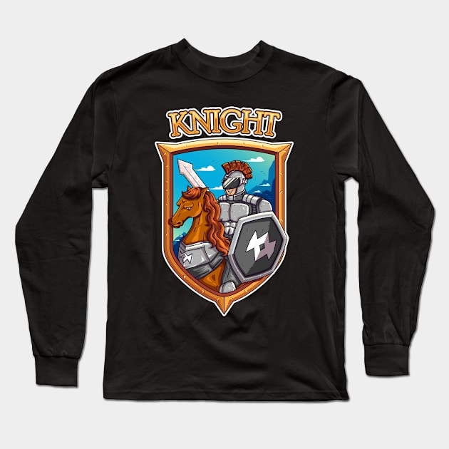 Knight Long Sleeve T-Shirt by dien96